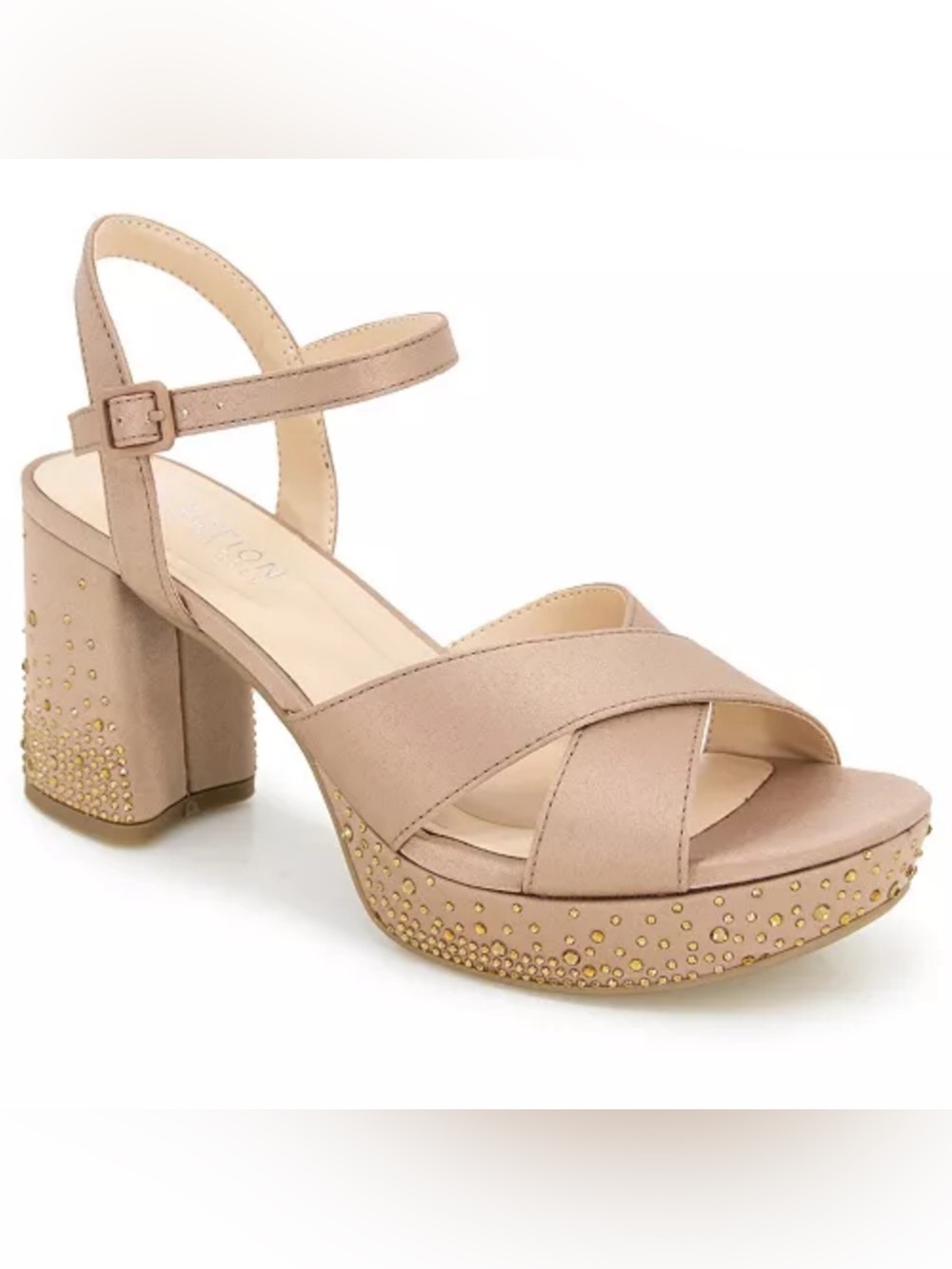Kenneth Cole Reeva Silk Platform Sandals
Size 7